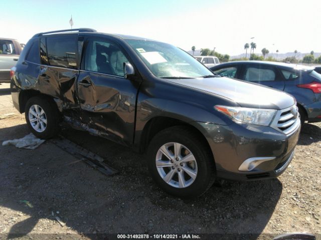 TOYOTA HIGHLANDER 2013 5tdbk3eh5ds217548