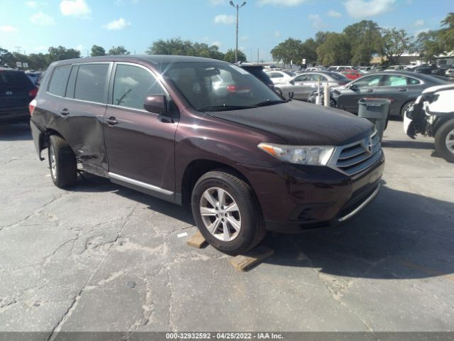 TOYOTA HIGHLANDER 2013 5tdbk3eh5ds226072