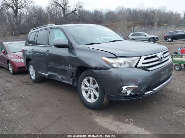 TOYOTA HIGHLANDER 2013 5tdbk3eh5ds228081