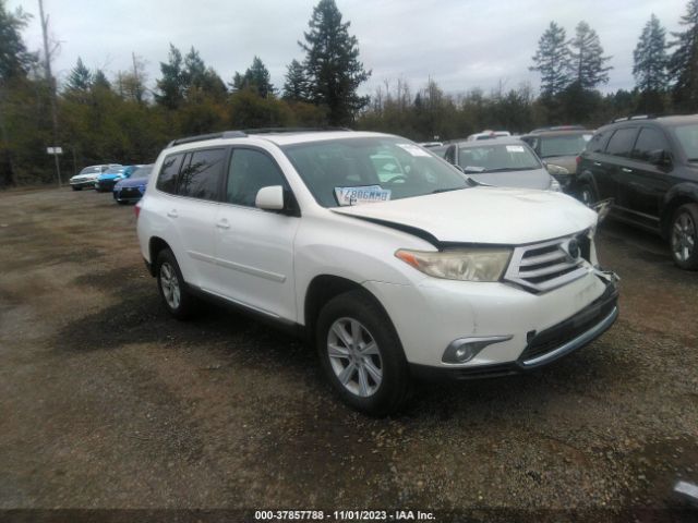 TOYOTA HIGHLANDER 2013 5tdbk3eh5ds232700