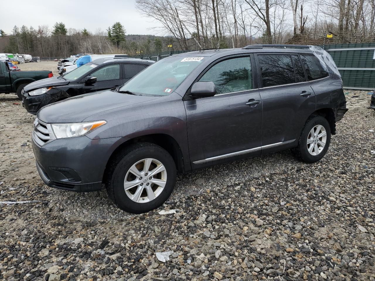 TOYOTA HIGHLANDER 2013 5tdbk3eh5ds233930