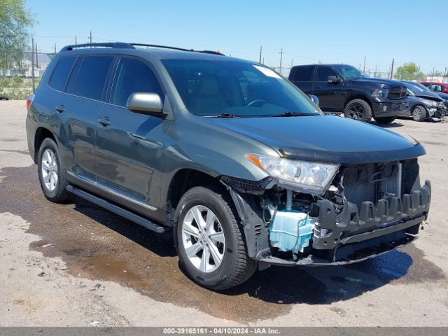 TOYOTA HIGHLANDER 2013 5tdbk3eh5ds246421