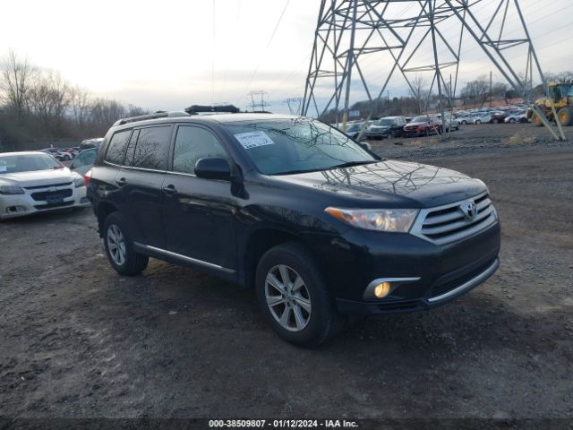 TOYOTA HIGHLANDER 2013 5tdbk3eh5ds257435