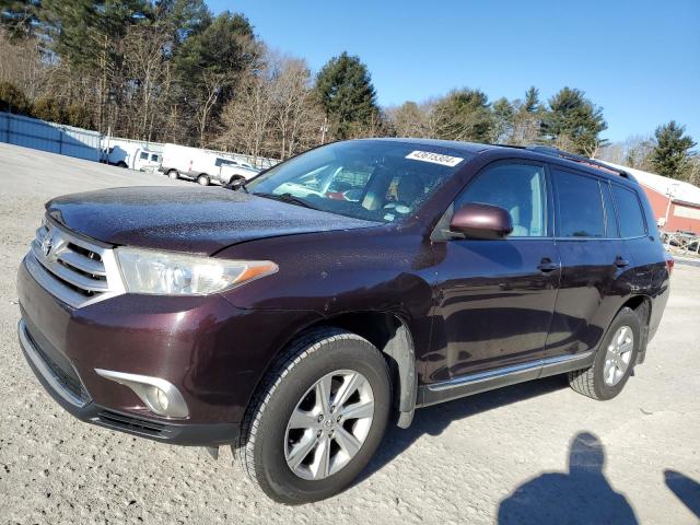 TOYOTA HIGHLANDER 2013 5tdbk3eh5ds266121