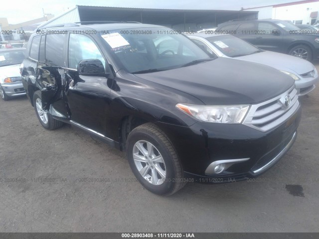 TOYOTA HIGHLANDER 2013 5tdbk3eh5ds274073