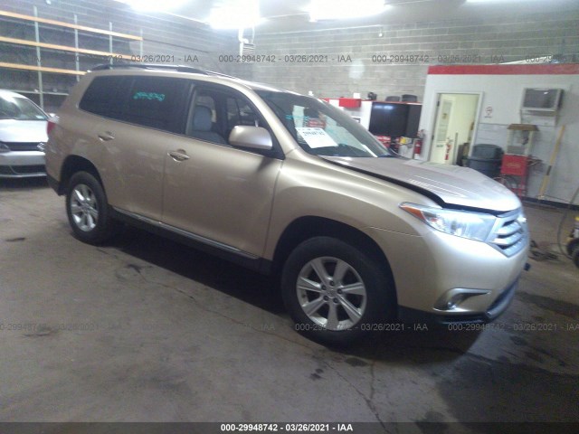 TOYOTA HIGHLANDER 2011 5tdbk3eh6bs049383