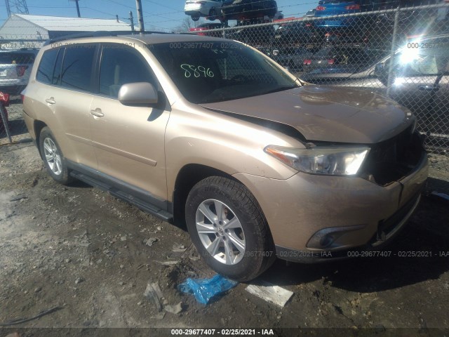 TOYOTA HIGHLANDER 2011 5tdbk3eh6bs054860