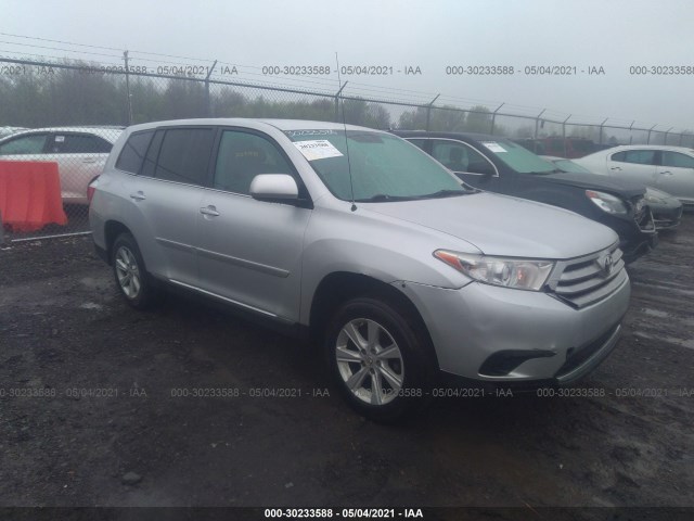 TOYOTA HIGHLANDER 2011 5tdbk3eh6bs067608