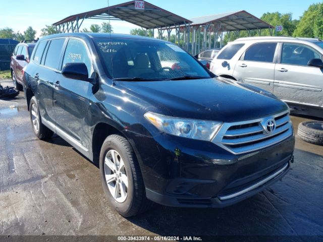 TOYOTA HIGHLANDER 2011 5tdbk3eh6bs083551