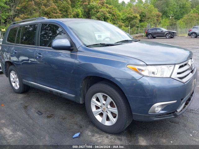 TOYOTA HIGHLANDER 2011 5tdbk3eh6bs088605