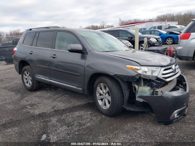 TOYOTA HIGHLANDER 2011 5tdbk3eh6bs092301