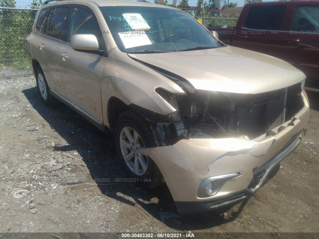 TOYOTA HIGHLANDER 2012 5tdbk3eh6cs098617