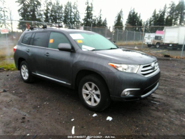 TOYOTA HIGHLANDER 2012 5tdbk3eh6cs100785