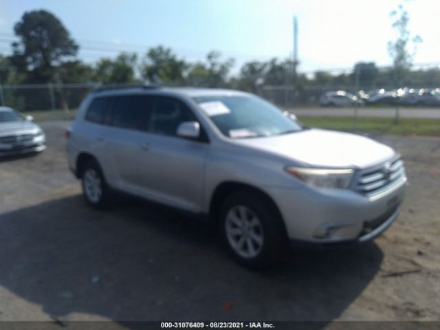 TOYOTA HIGHLANDER 2012 5tdbk3eh6cs102813