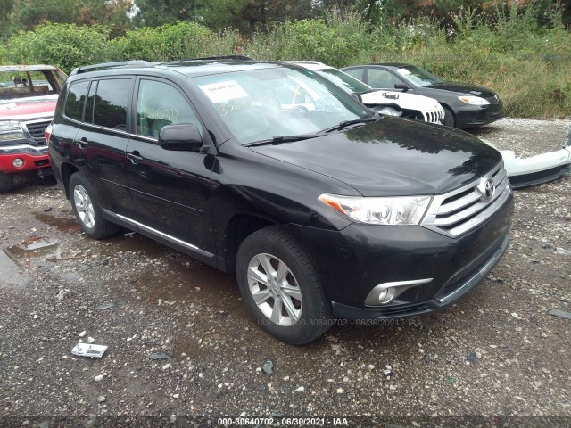 TOYOTA HIGHLANDER 2012 5tdbk3eh6cs108630