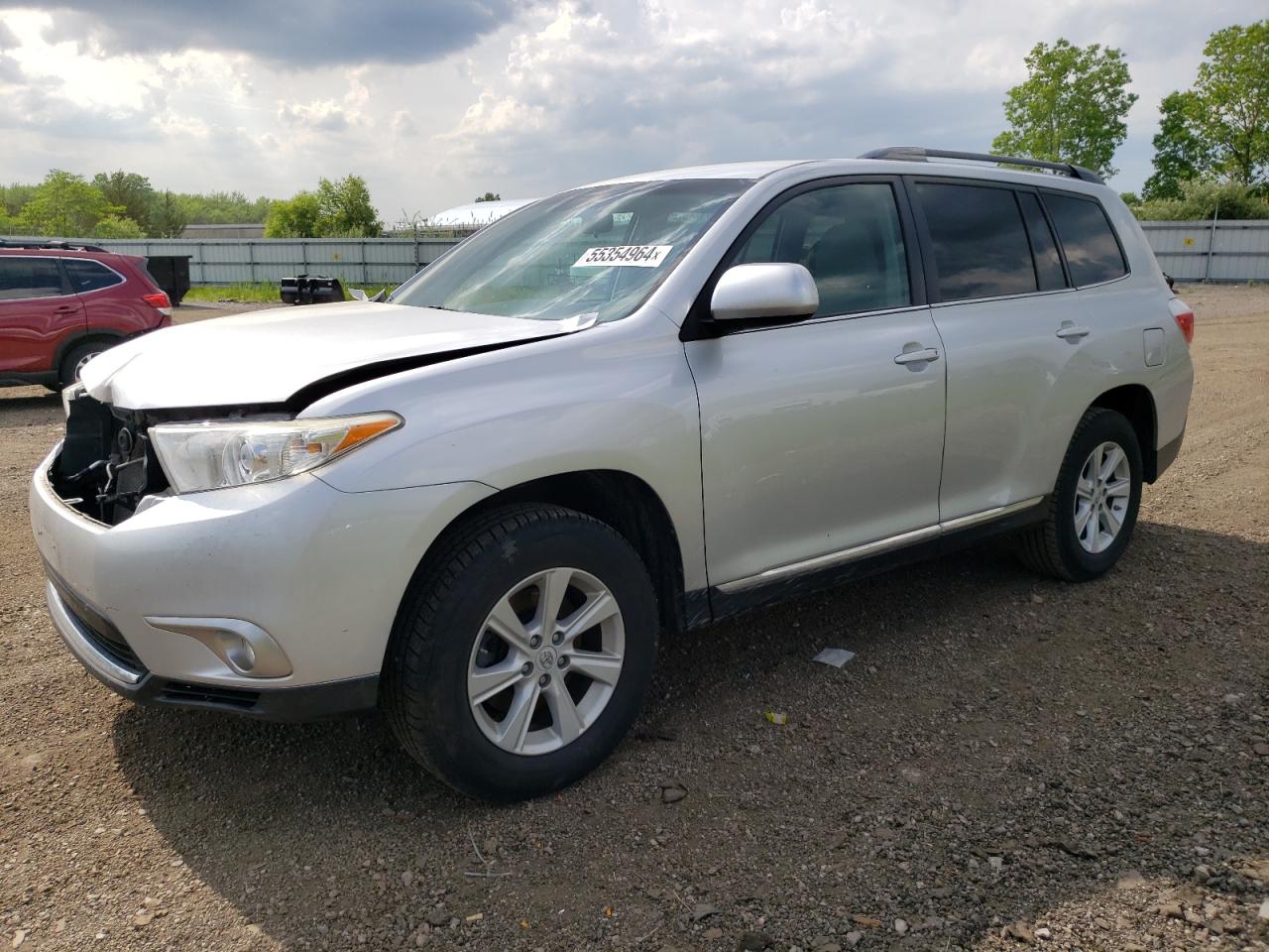 TOYOTA HIGHLANDER 2012 5tdbk3eh6cs111141