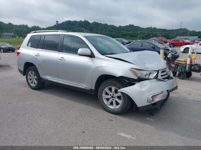 TOYOTA HIGHLANDER 2012 5tdbk3eh6cs113391