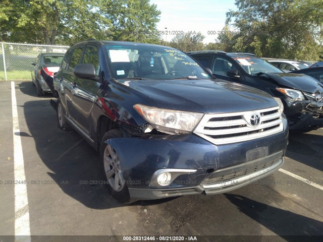 TOYOTA HIGHLANDER 2012 5tdbk3eh6cs115688