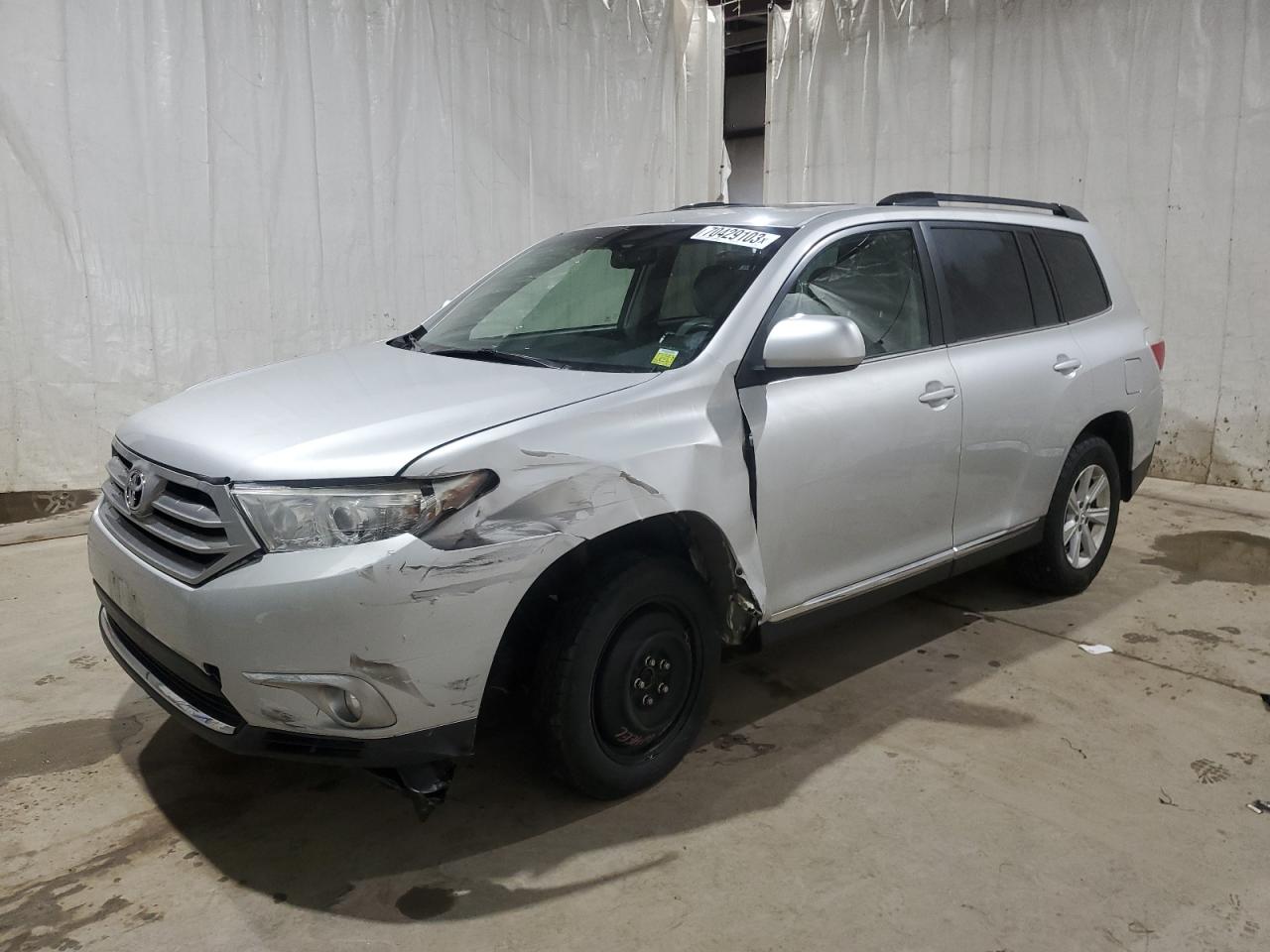 TOYOTA HIGHLANDER 2012 5tdbk3eh6cs123130