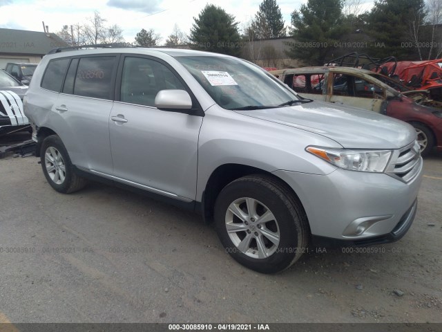 TOYOTA HIGHLANDER 2012 5tdbk3eh6cs125315