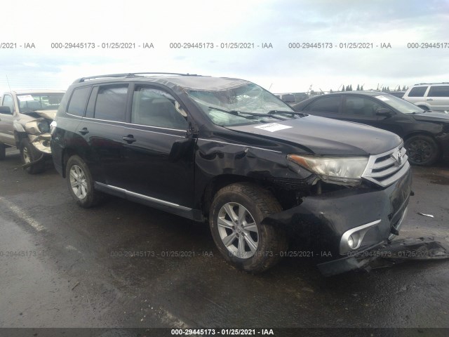 TOYOTA HIGHLANDER 2012 5tdbk3eh6cs125900