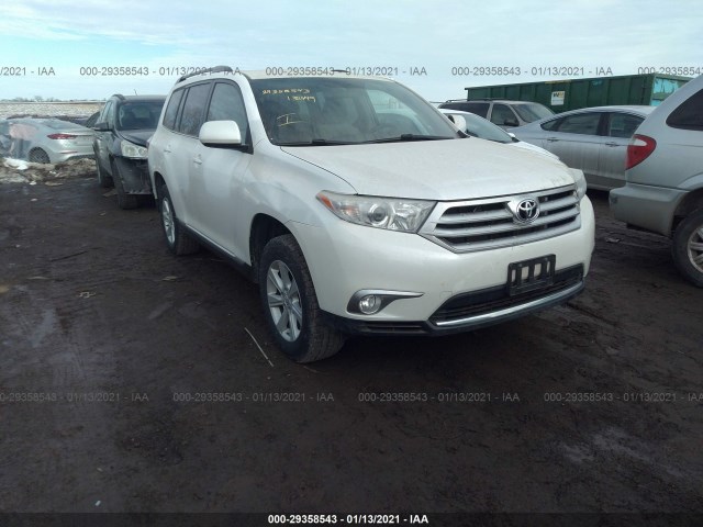 TOYOTA HIGHLANDER 2012 5tdbk3eh6cs131776