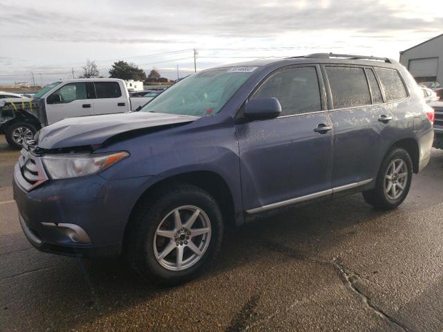 TOYOTA HIGHLANDER 2012 5tdbk3eh6cs133088