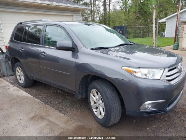 TOYOTA HIGHLANDER 2012 5tdbk3eh6cs136413