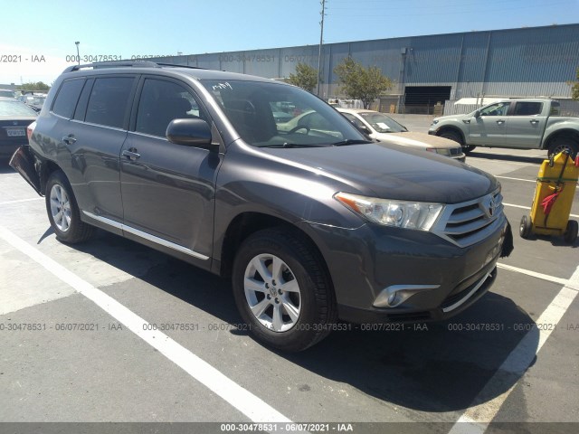 TOYOTA HIGHLANDER 2012 5tdbk3eh6cs147671