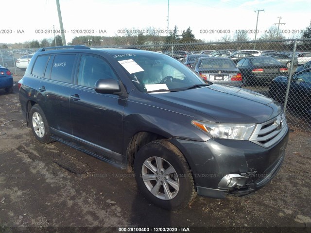 TOYOTA HIGHLANDER 2012 5tdbk3eh6cs147735