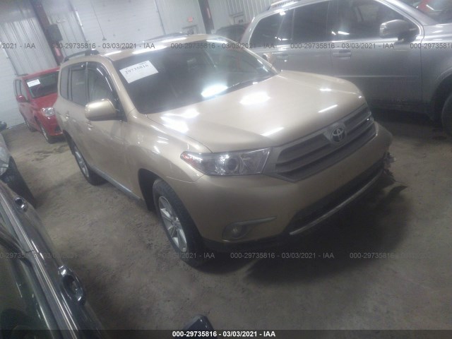 TOYOTA HIGHLANDER 2012 5tdbk3eh6cs152336