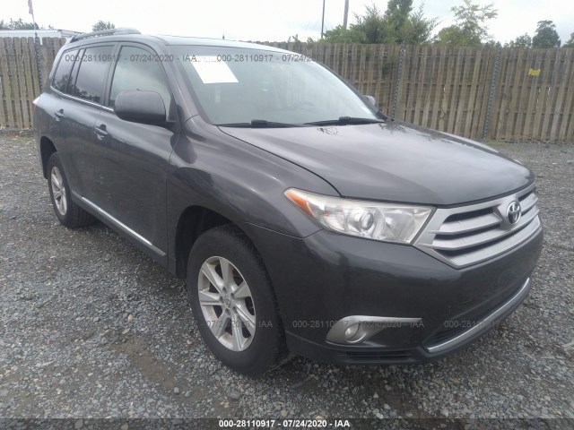 TOYOTA HIGHLANDER 2012 5tdbk3eh6cs174529