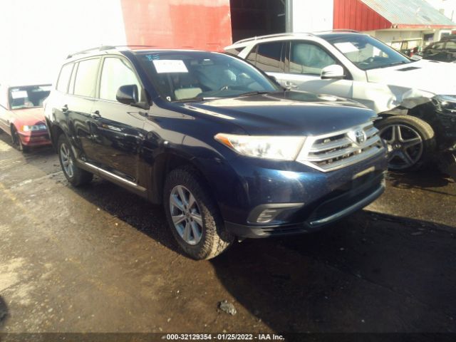 TOYOTA HIGHLANDER 2013 5tdbk3eh6ds175701