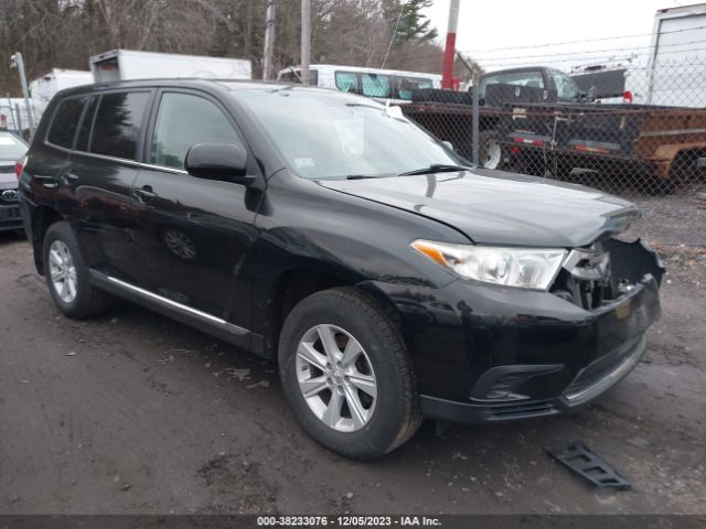 TOYOTA HIGHLANDER 2013 5tdbk3eh6ds183135