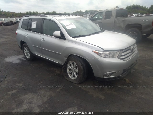 TOYOTA HIGHLANDER 2013 5tdbk3eh6ds184530