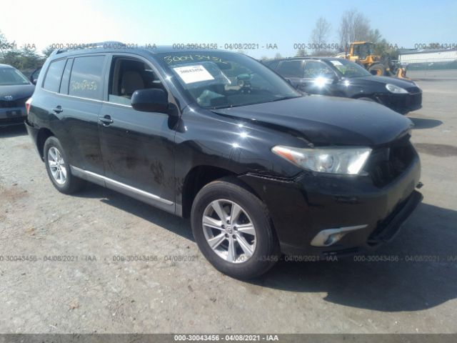 TOYOTA HIGHLANDER 2013 5tdbk3eh6ds188254