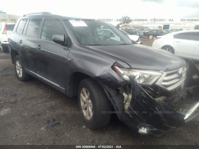 TOYOTA HIGHLANDER 2013 5tdbk3eh6ds188481