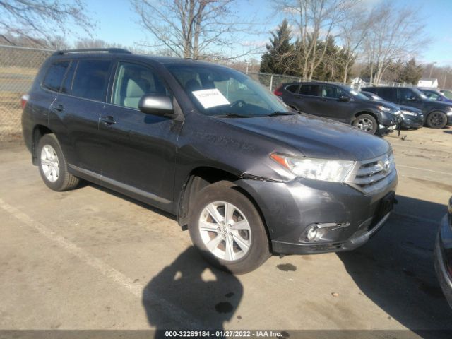 TOYOTA HIGHLANDER 2013 5tdbk3eh6ds189369