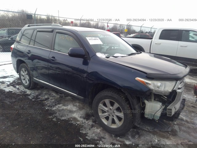 TOYOTA HIGHLANDER 2013 5tdbk3eh6ds194037