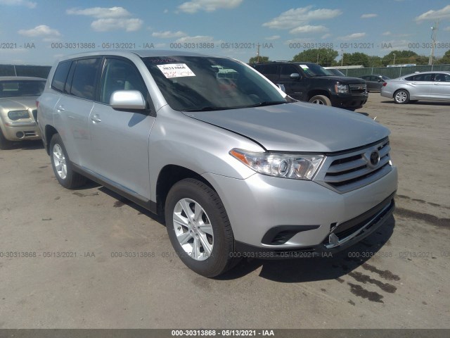 TOYOTA HIGHLANDER 2013 5tdbk3eh6ds201004