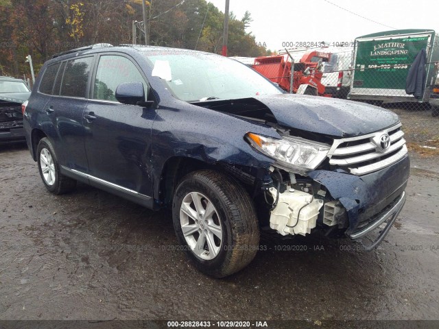 TOYOTA HIGHLANDER 2013 5tdbk3eh6ds202329