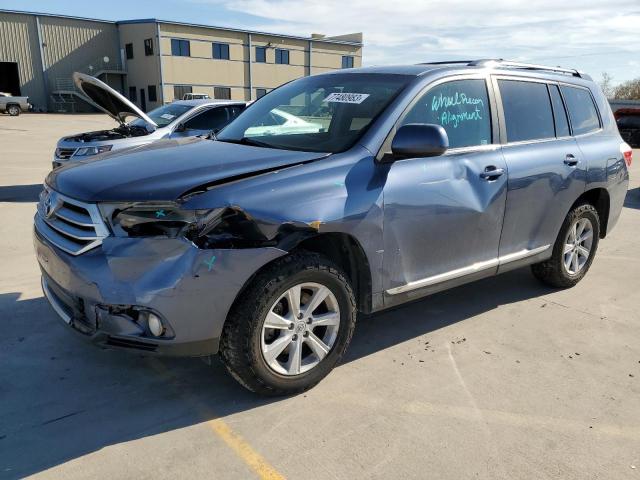 TOYOTA HIGHLANDER 2013 5tdbk3eh6ds217140