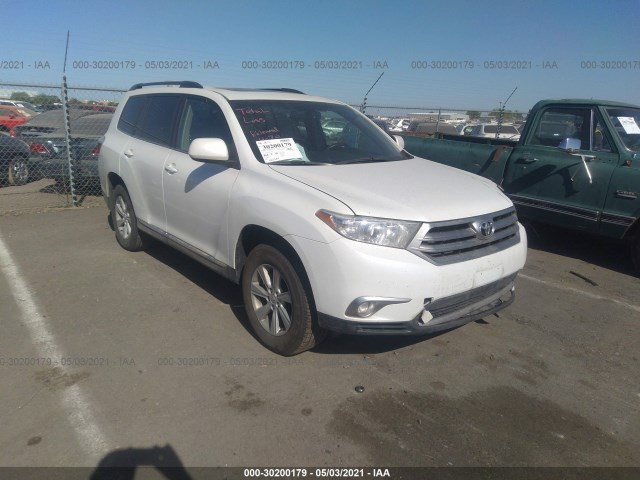 TOYOTA HIGHLANDER 2013 5tdbk3eh6ds219843