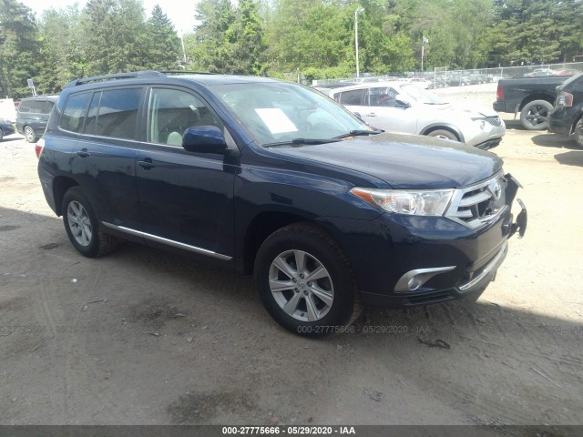 TOYOTA HIGHLANDER 2013 5tdbk3eh6ds221561