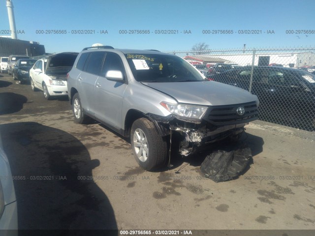 TOYOTA HIGHLANDER 2013 5tdbk3eh6ds222838