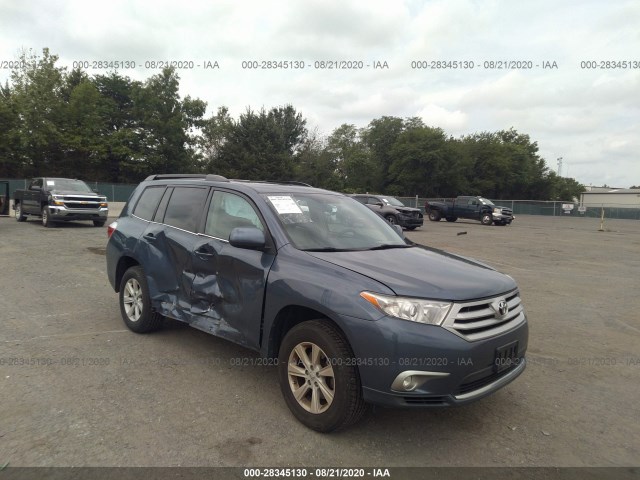 TOYOTA HIGHLANDER 2013 5tdbk3eh6ds230101