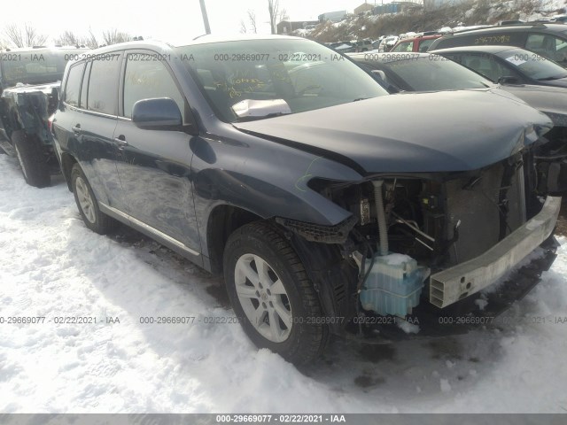 TOYOTA HIGHLANDER 2013 5tdbk3eh6ds232544