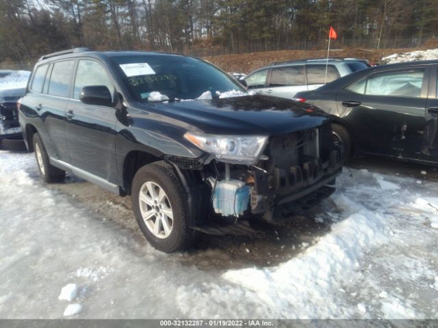 TOYOTA HIGHLANDER 2013 5tdbk3eh6ds246007