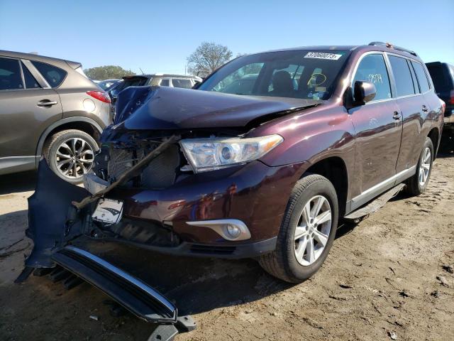 TOYOTA HIGHLANDER 2013 5tdbk3eh6ds254432