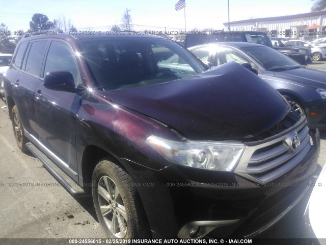 TOYOTA HIGHLANDER 2013 5tdbk3eh6ds259050